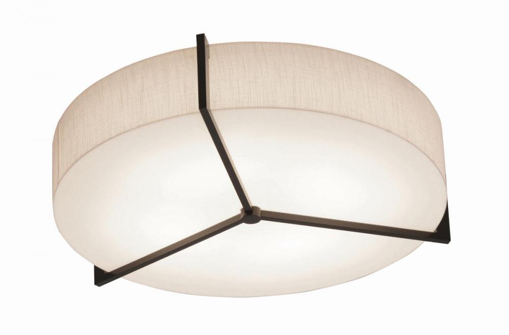 Apex 17'' LED Flush,120-277V,3 CCT,ES,JT,MS,BB