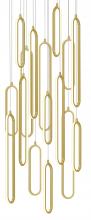 AFX Lighting, Inc. SIEP99LAJD1GDRND16 - Sienna 24&#39;&#39; LED Round Pendant 232W,5 CCT,GD