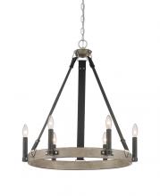 Minka-Lavery 3876-693 - 6 LIGHT CHANDELIER