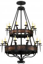 2nd Avenue Designs White 110205 - 48&#34;W Costello 20 LT Two Tier Chandelier