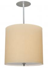2nd Avenue Designs White 113849 - 18&#34;W Cilindro Beige Textrene Pendant