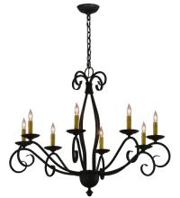 2nd Avenue Designs White 115923 - 36&#34;W Sienna 8 LT Chandelier