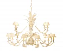 2nd Avenue Designs White 119760 - 72&#34; Wide Tiki Chandelier