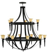 2nd Avenue Designs White 120632 - 72"W Pontoise 15 LT Chandelier