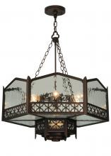 2nd Avenue Designs White 122596 - 30&#34;W Church Pendant