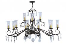 2nd Avenue Designs White 124143 - 62&#34; Long Windsor 14 Light Oblong Chandelier