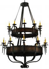 2nd Avenue Designs White 133745 - 48&#34;W Costello 20 LT Two Tier Chandelier