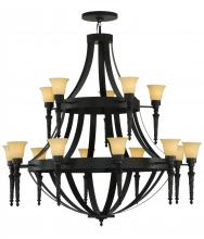 2nd Avenue Designs White 135086 - 60"W Pontoise 15 LT Chandelier