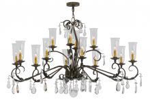 2nd Avenue Designs White 138846 - 62&#34; Long Windsor 14 Light Oblong Chandelier