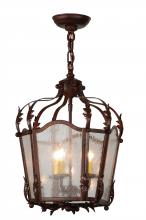 2nd Avenue Designs White 140904 - 12&#34;W Citadel 3 LT Pendant