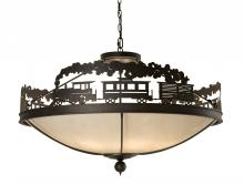 2nd Avenue Designs White 146478 - 48&#34; Wide Train Inverted Pendant