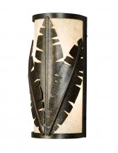 2nd Avenue Designs White 146549 - 5&#34; Wide Tiki Wall Sconce