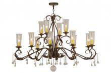 2nd Avenue Designs White 146948 - 62&#34; Long Windsor 14 Light Oblong Chandelier