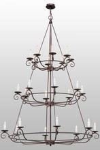 2nd Avenue Designs White 153264 - 60&#34;W Estrella 24 LT Three Tier Chandelier