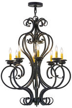 2nd Avenue Designs White 156713 - 28&#34;W Fernando 8 LT Chandelier