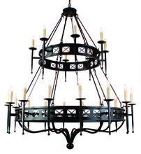2nd Avenue Designs White 160775 - 72" Wide Gina 24 Light Two Tier Chandelier