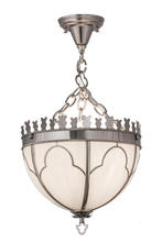 2nd Avenue Designs White 168837 - 14"W Gothic Inverted Pendant