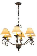 2nd Avenue Designs White 169823 - 30&#34;W Sienna 6 LT Chandelier