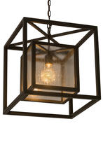 2nd Avenue Designs White 179889 - 16&#34;Sq Kitzi Box Pendant