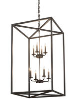 2nd Avenue Designs White 190857 - 24&#34;Sq Kitzi Box Pendant