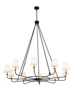 2nd Avenue Designs White 196031 - 72&#34; Wide Brach Ring 10 LT Chandelier