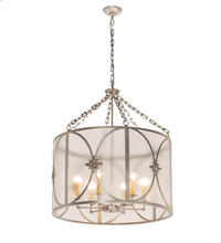 2nd Avenue Designs White 200430 - 30&#34; Wide Penelope 6 Light Pendant