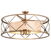 2nd Avenue Designs White 201258 - 36&#34; Wide Penelope 6 Light Pendant