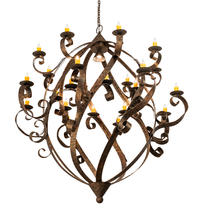 2nd Avenue Designs White 212146 - 80&#34; Wide Caliope 25 Light Chandelier
