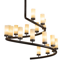 2nd Avenue Designs White 214988 - 60&#34; Wide French Horn 17 Light Chandelier