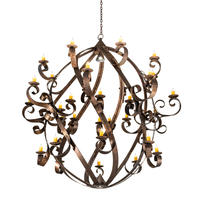 2nd Avenue Designs White 221488 - 100&#34; Wide Caliope 32 Light Chandelier