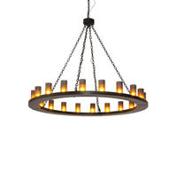2nd Avenue Designs White 235046 - 60" Wide Loxley 20 Light Chandelier