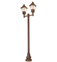 2nd Avenue Designs White 236167 - 47&#34; Long Carefree 2 Lantern Outdoor Street Lamp