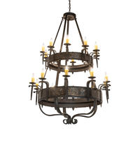 2nd Avenue Designs White 243889 - 48&#34; Wide Costello 20 Light Two Tier Chandelier