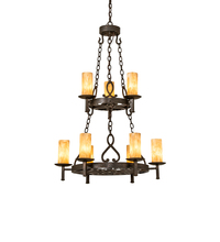 2nd Avenue Designs White 244248 - 31&#34; Wide Newcastle 9 Light Two Tier Chandelier