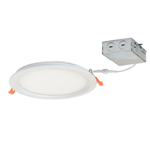 Nora NFLIN-R81550WWLE3 - 8&#34; FLIN Round Recessed LED, 1900lm, 5000K, 20W, 120V Triac/ELV Dimming, White