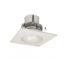Nora NLCBC2-45330WW/ALE4 - 4&#34; Cobalt Click Square Retrofit Reflector with Round Aperture, 750lm / 10W, 3000K, White