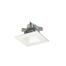 Nora NLCBC2-45627WW/A - 4&#34; Cobalt Click 750LM LED Retrofit, Square/Square Regress, 10W, 2700K, White, 120V Triac/ELV