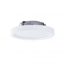 Nora NLOS-R42L35WW - 4" SURF Regressed Edge-Lit Surface Mounted LED, Round Baffle, 650lm, 11W, 3500K, 90+ CRI, 120V