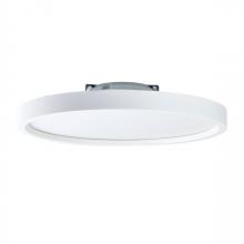 Nora NLOS-R72L35WW - 7&#34; SURF Regressed Edge-Lit Surface Mounted LED, Round Baffle, 1000lm, 14W, 3500K, 90+ CRI, 120V