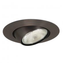 Nora NT-28BZ - 6&#34; BR/PAR30 Eyeball w/ Metal Trim, Bronze