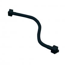 Nora NT-330B/J - 18&#34; Flexible Extension Rod, 1 or 2 Circuit Track, J-Style, Black