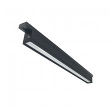 Nora NTE-LIN2TWB - 2' T-Line Tunable White Linear LED Track Head, 1600lm, 20W, 30/35/40K, 90+ CRI, Black