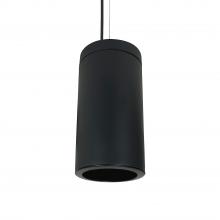 Nora NYLI-6CI1BBBAC - 6&#34; Cylinder, Black, Cable Mount, Incandescent, Refl, Black