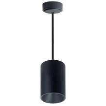 Nora NYLM-5ST30XBBLE4/12 - 5&#34; iLENE 12&#34; Stem Mount Mini Cylinder, 2000lm, 40W, 3000K, Black, 120V Triac/ELV/0-10V &