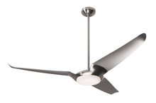 Modern Fan Co. IC3-BN-56-WH-570-RC - IC/Air (3 Blade ) Fan; Bright Nickel Finish; 56&#34; White Blades; 20W LED; Remote Control