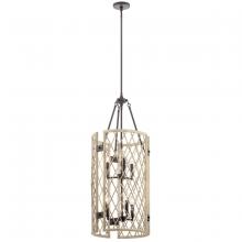 Kichler 52079WWW - Oana™ 6 Light Foyer Chandelier White Washed Wood