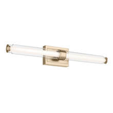 Kichler 55239CPZLED - Laurene 31&#34; Linear Bath Bar Large LED with Clear Glass in Champagne Bronze