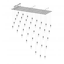 Sonneman SLS4237-K - 48&#34; x 96&#34; Parallels w/ Height Adjustable Etched Teardrop Luminaires
