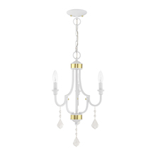 Livex Lighting 41273-03 - 3 Lt White Mini Chandelier