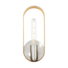 Livex Lighting 45762-91 - 1 Lt Brushed Nickel ADA Single Sconce